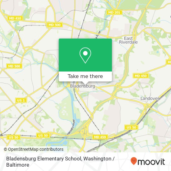 Bladensburg Elementary School, 4915 Annapolis Rd map