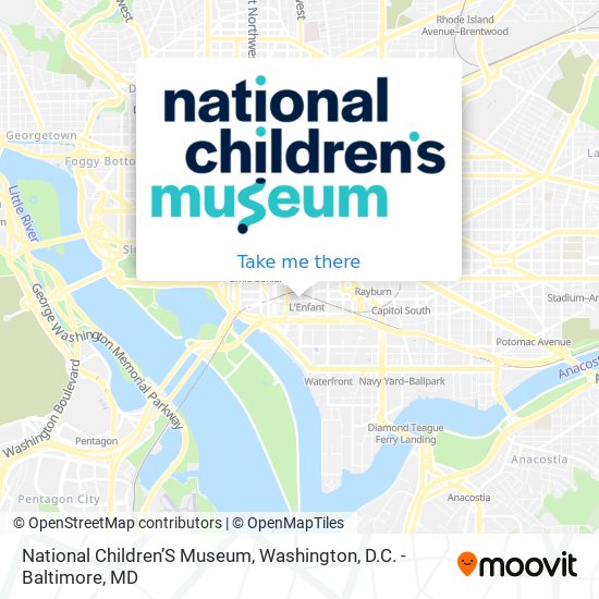 National Children’S Museum map