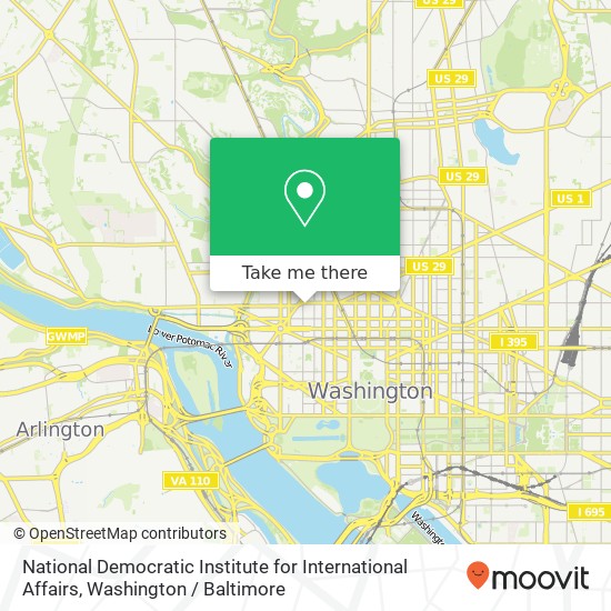 National Democratic Institute for International Affairs map