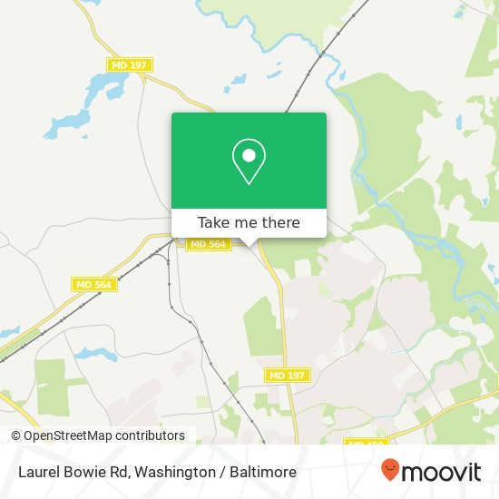 Mapa de Laurel Bowie Rd, Bowie, MD 20715