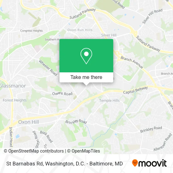 St Barnabas Rd map