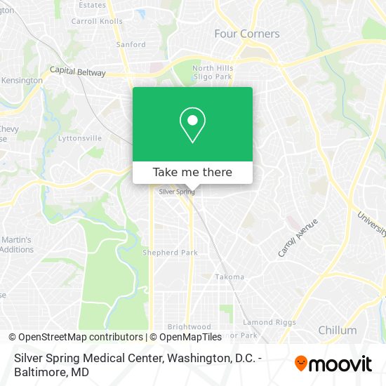Silver Spring Medical Center map