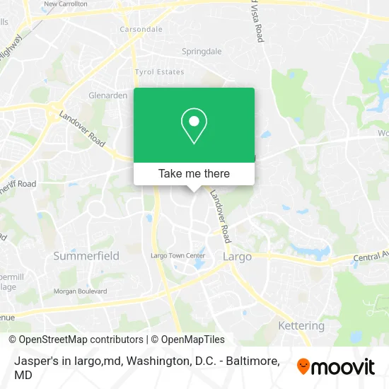 Jasper's in largo,md map