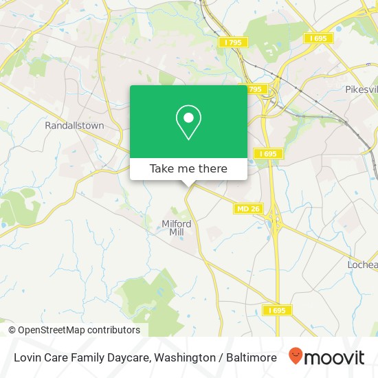 Lovin Care Family Daycare, 3524 N Rolling Rd map