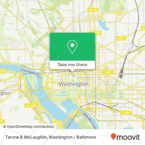 Mapa de Tarone & McLaughlin, 888 16th St NW