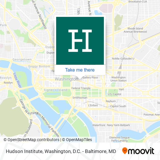 Hudson Institute map