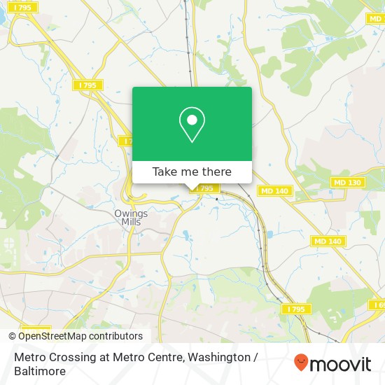 Mapa de Metro Crossing at Metro Centre, 10209 Grand Central Ave