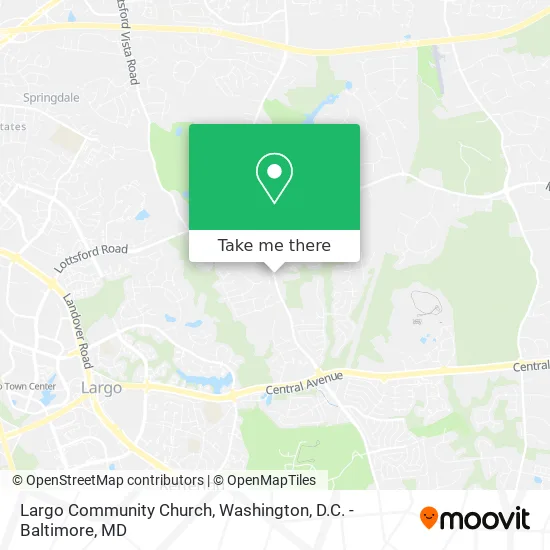 Largo Community Church map