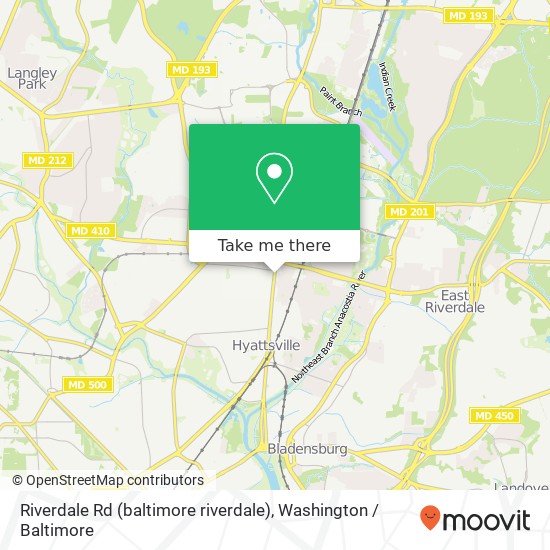 Mapa de Riverdale Rd (baltimore riverdale), Riverdale (Riverdale Park), <B>MD< / B> 20737