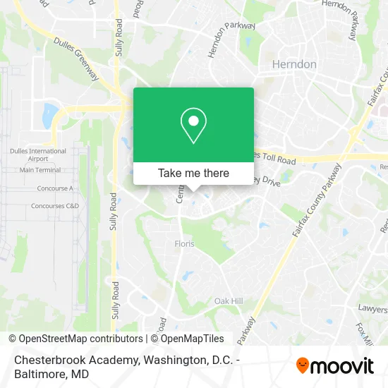 Chesterbrook Academy map