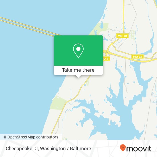 Chesapeake Dr, Stevensville, MD 21666 map
