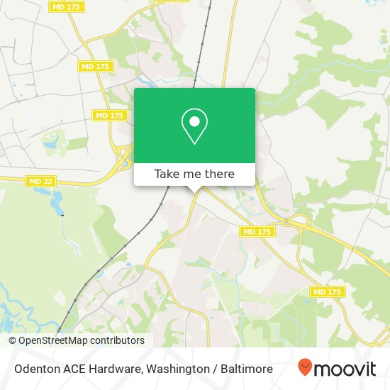 Odenton ACE Hardware, 8380 Piney Orchard Pkwy map