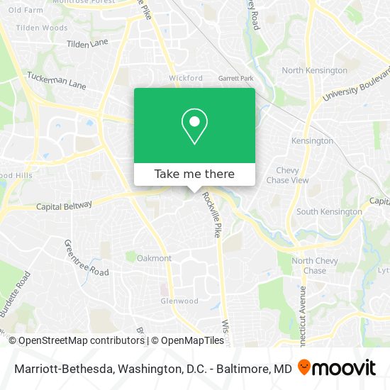 Mapa de Marriott-Bethesda