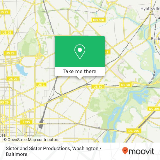 Sister and Sister Productions, 2242 15th St NE map