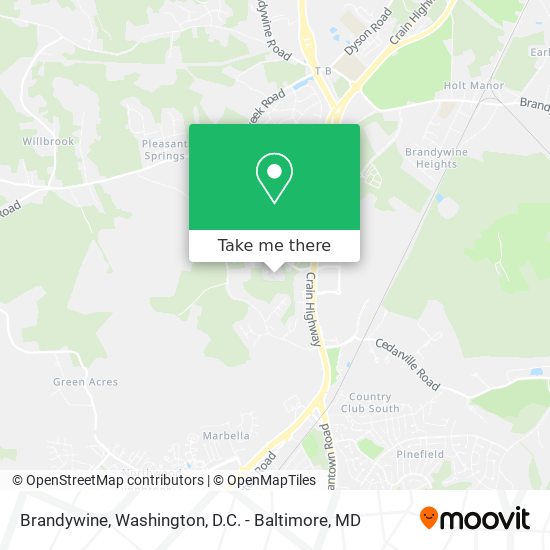 Brandywine map