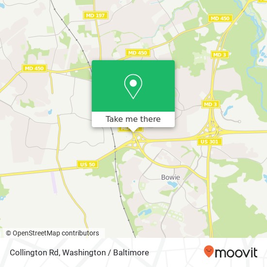 Mapa de Collington Rd, Bowie (BOWIE), MD 20715