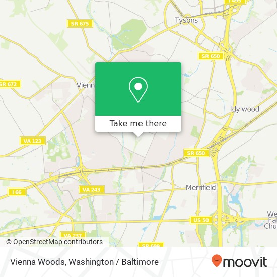 Mapa de Vienna Woods