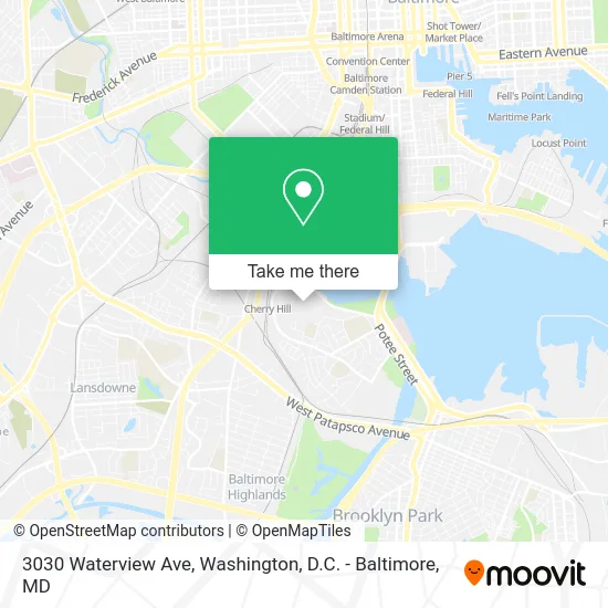 3030 Waterview Ave map