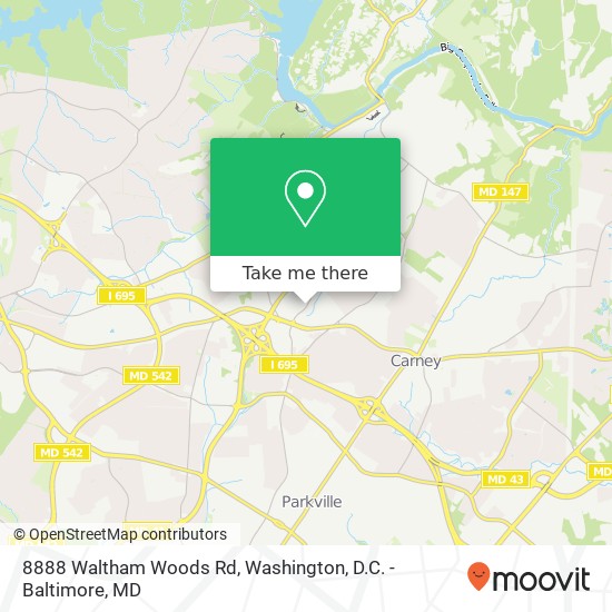 8888 Waltham Woods Rd, Parkville, MD 21234 map