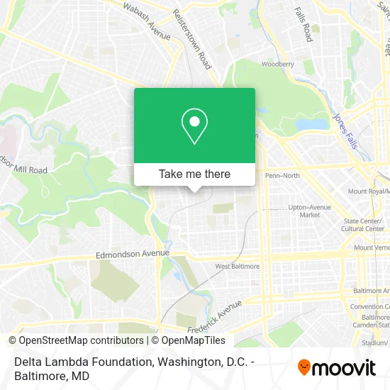 Delta Lambda Foundation map