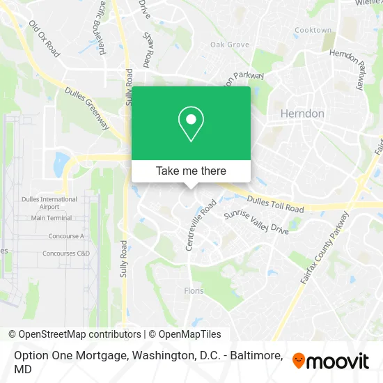 Option One Mortgage map