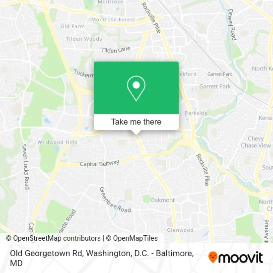 Old Georgetown Rd map