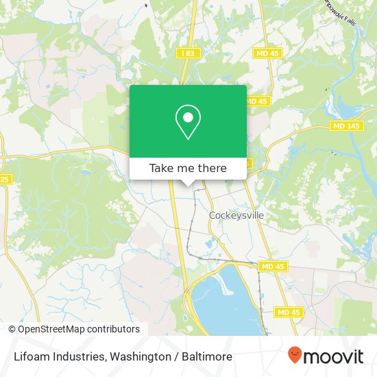 Mapa de Lifoam Industries, 235 Schilling Cir