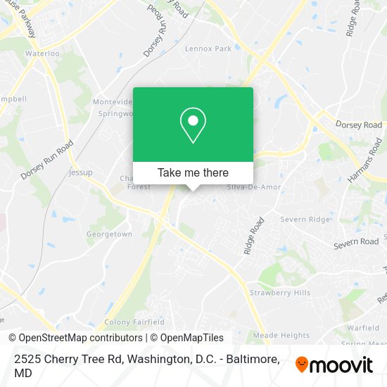 2525 Cherry Tree Rd map