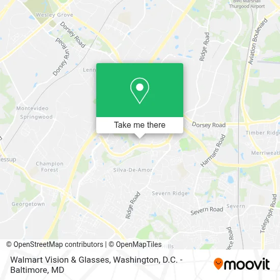 Walmart Vision & Glasses map