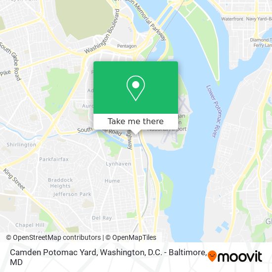 Camden Potomac Yard map