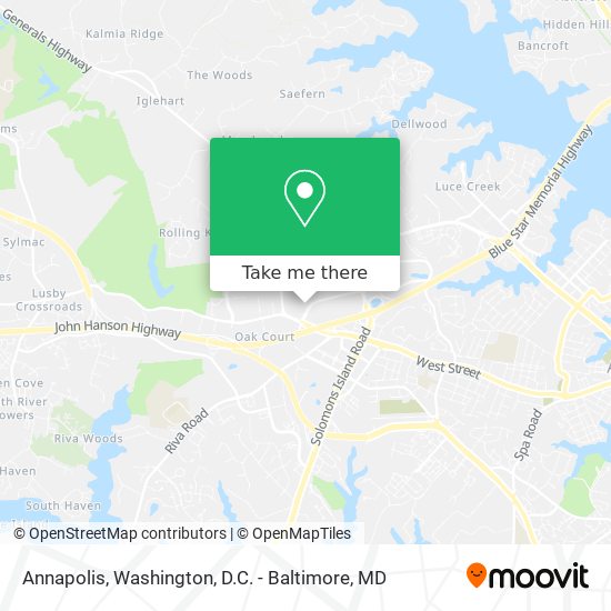 Mapa de Annapolis