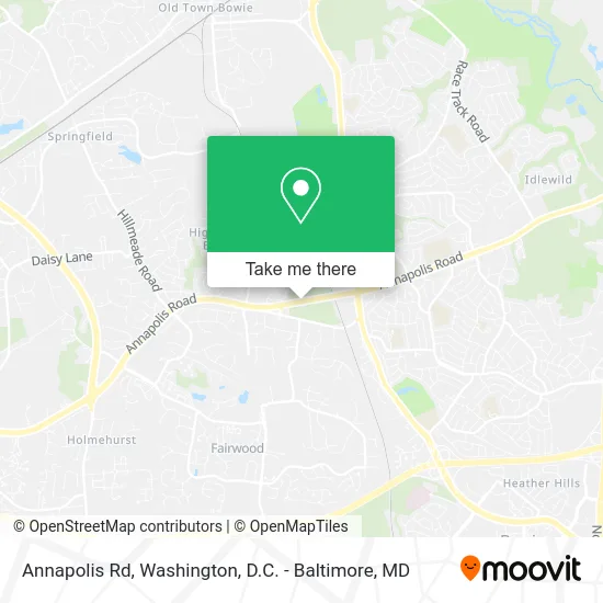 Annapolis Rd map