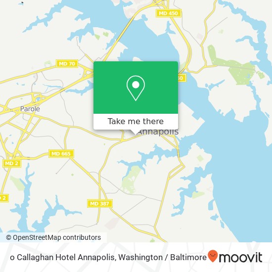 o Callaghan Hotel Annapolis, 174 West St map
