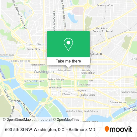 600 5th St NW map