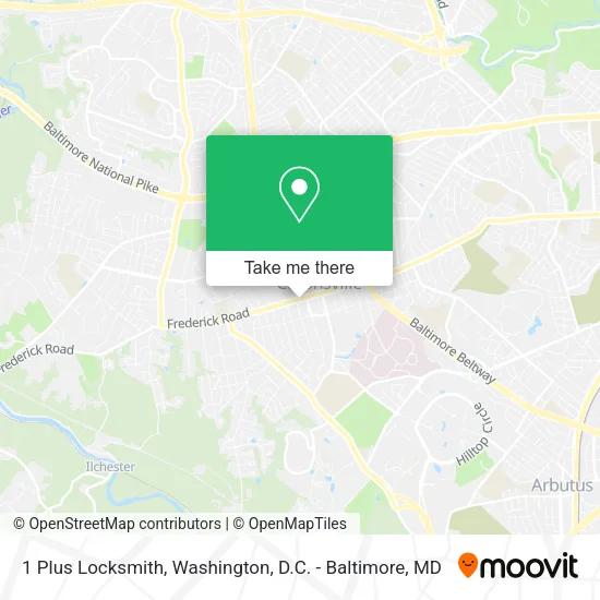 1 Plus Locksmith map