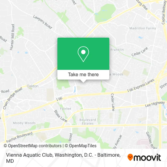 Vienna Aquatic Club map