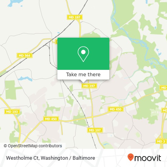 Mapa de Westholme Ct, Bowie, MD 20715