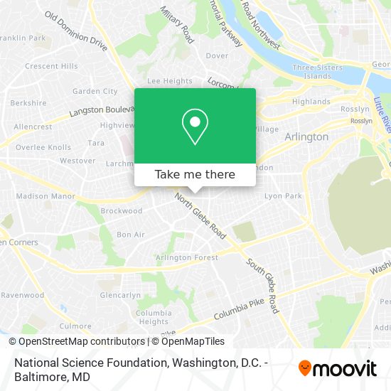 National Science Foundation map