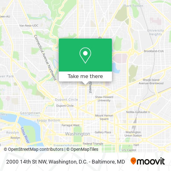 2000 14th St NW map