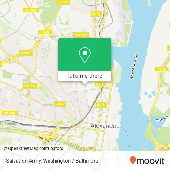 Mapa de Salvation Army, 1804 Mount Vernon Ave