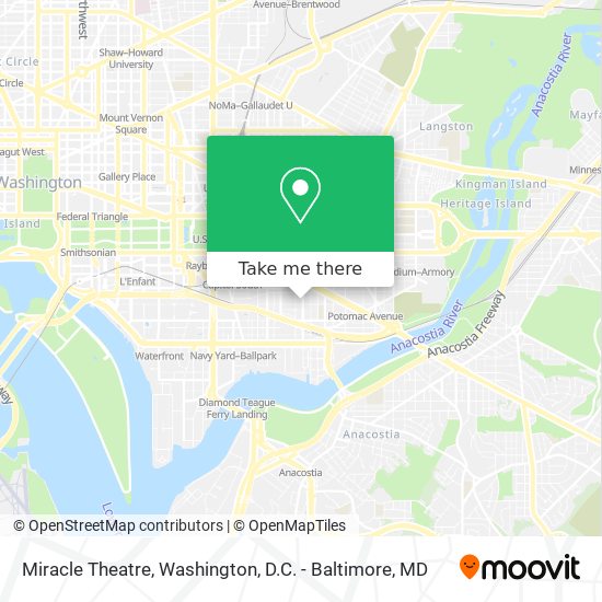 Miracle Theatre map