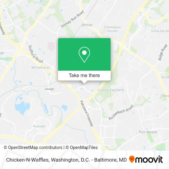 Chicken-N-Waffles map