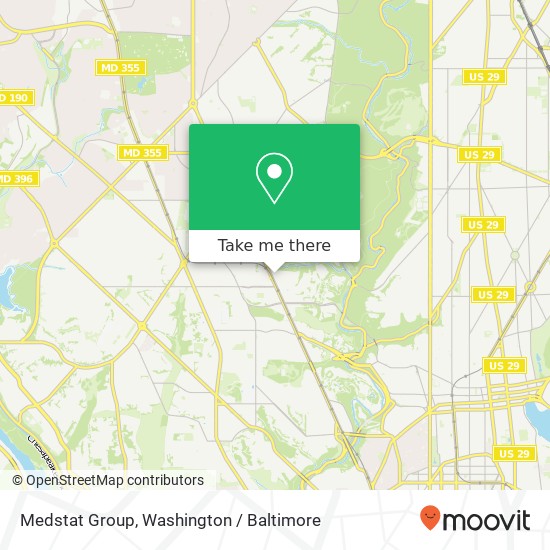 Mapa de Medstat Group, 4301 Connecticut Ave NW