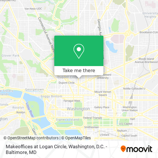 Makeoffices at Logan Circle map