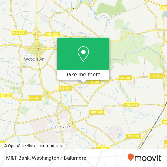 Mapa de M&T Bank, 5457 Baltimore National Pike
