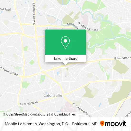 Mobile Locksmith map