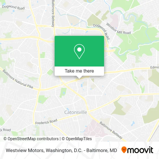 Westview Motors map