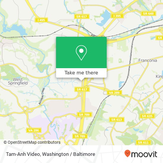 Tam-Anh Video, 7008 Spring Garden Dr map