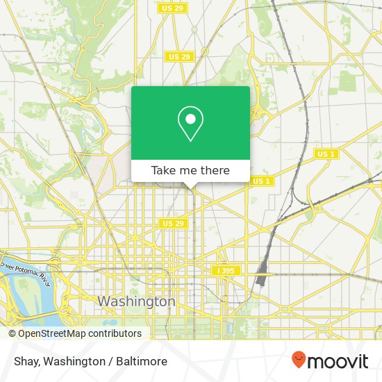 Shay, 1921 8th St NW map