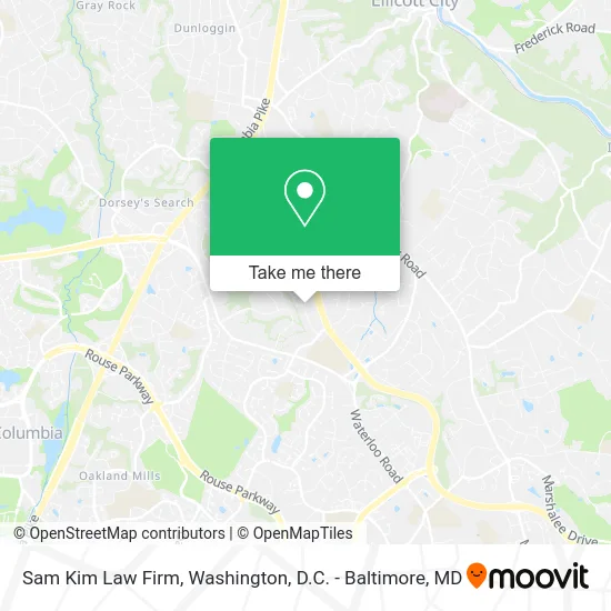 Sam Kim Law Firm map